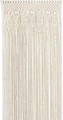 Wandbehang - Boho - 100 x 200 cm - Kunstdekoration - Für Türen und Fenster - Baumwollfaden