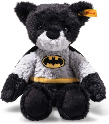 Produktbild von Steiff Batman Plüsch Superheld Teddybär - Kuscheltier 29 cm schwarz