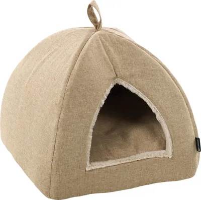 Produktbild von Flamingo Schlafplatz Isidoor beige, Maße: 38 x 38 x 40 cm
