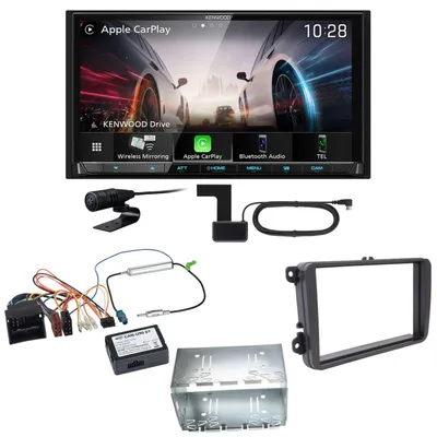 Produktbild von Kenwood DMX8021DABS Android Auto CarPlay Einbauset für Tiguan Amarok Caddy Jetta