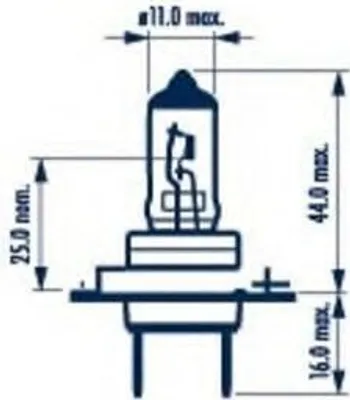 Produktbild von NARVA 48729 Scheinwerferlampe H7 HD 24V 70W PX26d