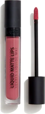 Zdjęcie produktu dla GOSH Liquid Matte Lips, Rowy, Nougat Fudge, 1 kol., Nawilajcy, Kobiety, Matowy