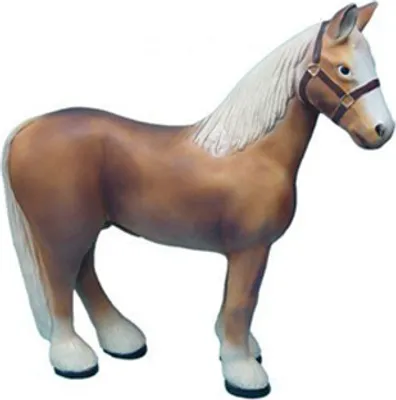 Immagine prodotto di Ponny figura a grandezza naturale decorazione statua scultura decorazione giardino figure 75cm