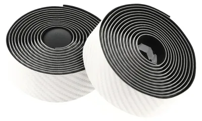 Imagen del producto de Cinta adhesiva Tecora e Lenkerband, diseño carbono, diámetro 2,5 mm, longitud 30 mm, 2 metros, color blanco