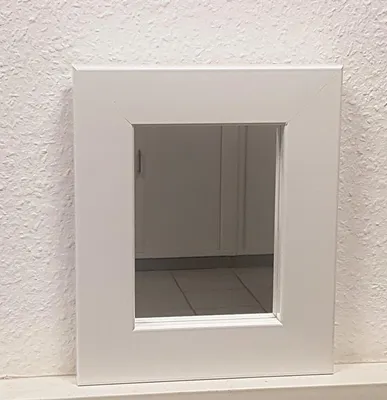 Produktbild von Zalena Rahmenspiegel RICKY WEIß 30 x 25 cm