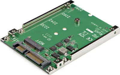 Produktbild von StarTech .com M.2 SSD auf 2.5"  SATA Adapter / Konverter