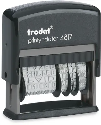Produktbild von trodat Wortbandstempel Printy Dater 2044 Abmessung der Stempelfläche: 46 x 4 mm (