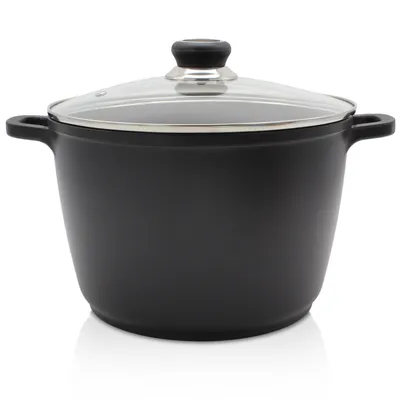 Produktbild von Karl Krüger 81195D Aluguss-Universaltopf Delta mit Glasdeckel, 24 cm