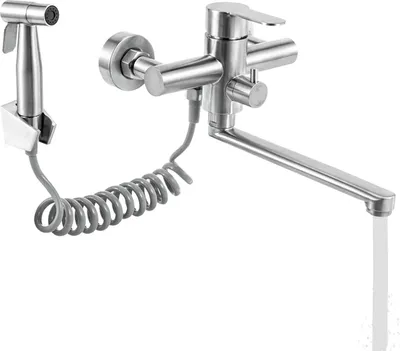 Produktbild von Nástěnné kuchyňské baterie Kuchyňské nádobí Dřez 360° kohoutek Mixer Tap Silver