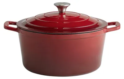Gusseisen-Kochtopf 5 STARS, Ø 28 cm, 6 Liter, Induktion, ofenfest