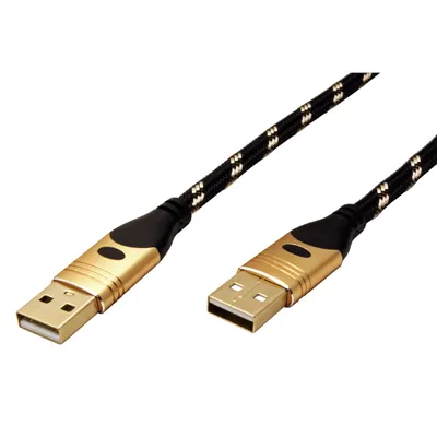 Obrázek produktu pro ROLINE-GOLD USB 2.0 kabel USB A(M) - USB A(M), 3m (11.02.8913)