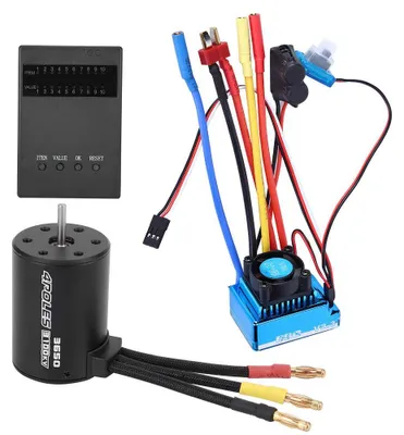 Productafbeelding van 3650 RC Motor - Borstelloze motor set - Programmeerbaar - 3100 KV