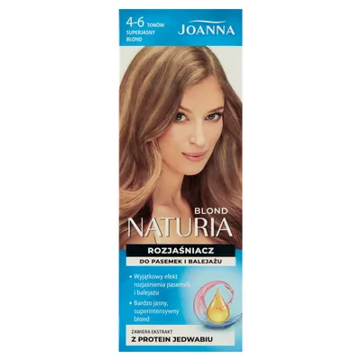 Immagine prodotto di Joanna Naturia Blond Brightener per mèches e balayage 4-6 toni 1op.