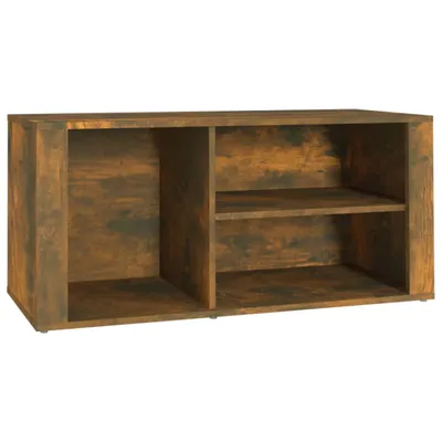 Immagine prodotto di vidaXL Portascarpe in rovere affumicato 100x35x45 cm Materiale a base di legno