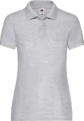 Produktbild von Damen-Poloshirt, Kurzarm - FOL 65/35 POLO/W - h.grey - Größe XS