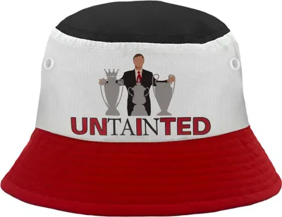 Immagine prodotto di Fan Originals - Cappello floscio "United" GF240 (M-L) (nero/bianco/rosso)