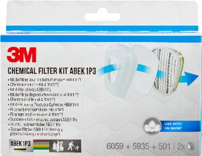 Produktbild von 3M Atemfilter 6004PRO1 3M Atemschutzmaske Serie 6000 pro