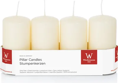 Obrázok produktu pre Wiedemann 218156.073 Sviečka - 100 x 50 mm, 4 kusy, biskvit