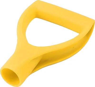 Zdjęcie produktu dla Uchwyty łopaty typu D 32 mm ID plastikowy uchwyt do szybkiego montażu do kopania i grabienia żółty