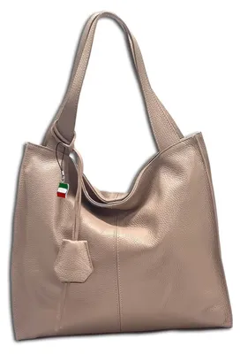 Obrázok produktu pre Dámska kabelka Florence, cez rameno, nákupná taška, kožená, ružová, rozmery 10 x 33 x 29 cm, OTF155A