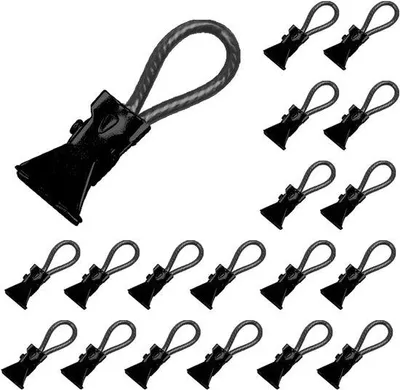 Produktbild von Famanu Handtuchclips Set 30 Stück - Schwarz