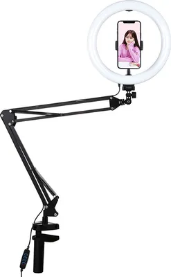 Produktbild von Ständer / Schreibtischständer Puluz für Led Clip 26Cm Vlog / Stream für Telefon Pkt3090B