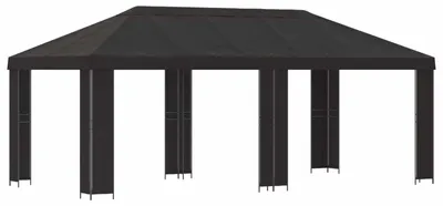 Obrázek produktu pro vidaXL Zahradní altán 6 x 3 m, antracitová barva, polyester a ocel 190