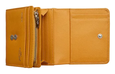 Produktbild von Golden Head Leder Geldbörse Madrid RFID Protect Zipped Billfold Coin Wallet Gamboge senfgelb