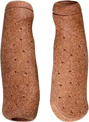 Immagine prodotto di Maniglie Ergotec Ohio, coppia da 135/135 mm, marroni, ergonomiche, in Dura Cork con H...