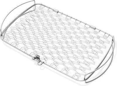 Obrázek produktu pro Grilovací koš Weber Deluxe z nerezové oceli na zeleninu a maso 406 cm x 254 cm (6471)