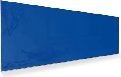 Produktbild von Glasbild 150x60cm in XXL für Wohnzimmer, Schlafzimmer Motiv Dunkelblauer Hintergrund I