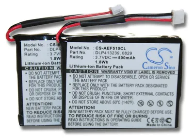 Produktbild von vhbw 2x Akku Ersatz für AEG DLP413239, 0829 für schnurlos Festnetz Telefon (500 mAh, 3,7 V, Li-Ion)