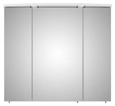 Produktbild von Pelipal Serie 3006 Spiegelschrank 3850.148112 Korpus Schneeweiß Glanz 80 cm