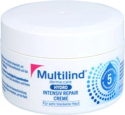 Produktbild von Multilind derma care Hydro Intensiv Repair Creme für sehr trockene Haut, 150 ml Creme