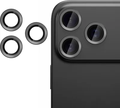 Immagine prodotto di vetro protettivo per fotocamera 9H per Apple iPhone 17 Pro Ultra Sottile Anti-Impronta Nero