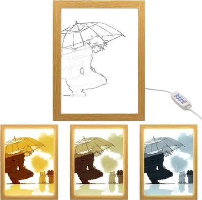 Image de Décoration murale Anime - Tableau décoratif avec cadre - Cadre pour affiche - Idéal pour une chambre