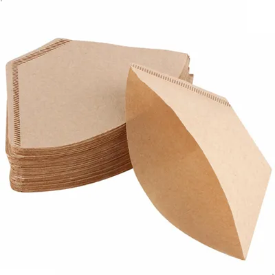 Produktbild von Kegelfilterpapier #2 Naturbraun 100 Blatt Filtertüten 1–4