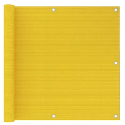 Obrázok produktu pre Ochranná clona na balkón, žltá, 90 x 500 cm, vyrobená z HDPE