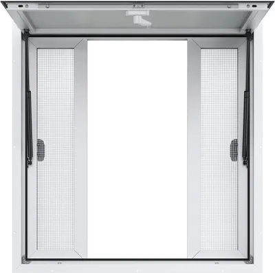 Produktbild von Imbissstand Servierfenster  Food Truck mit Markise 943x943mm  Mobiler Imbiss  Verdeck für Imbisswagen