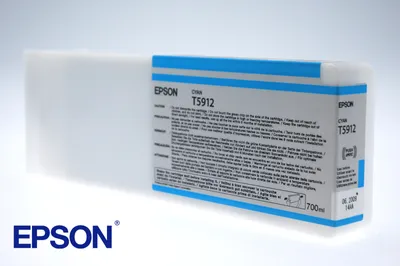 Produktbild von Epson Tintenpatrone cyan T 591  700 ml             T 5912