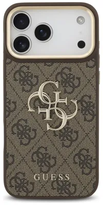 Produktbild von GUESS Tasche passend für IPHONE 17 Pro Max GUHCP17XP4G4BCSW (PU W/ Big 4G Classic & Big Strap Metal Buttons) braun