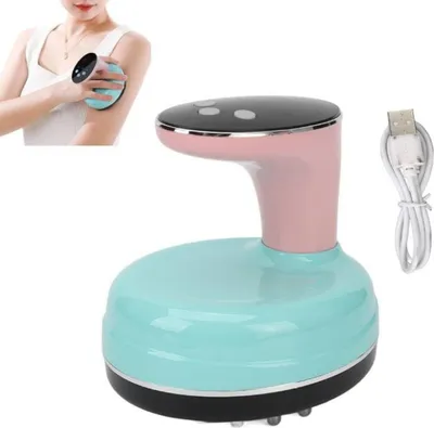 Produktbild von Elektrisches Gua Sha-Massagegerät, Infrarot-Cellulite-Massagegerät, elektrische Kratzmaschine, Vibrationsheizung, reduziert Hautermüdung