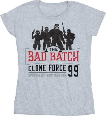 Produktbild von Star Wars - "Clone Force 99" T-Shirt für Damen BI38315 (M) (Grau)