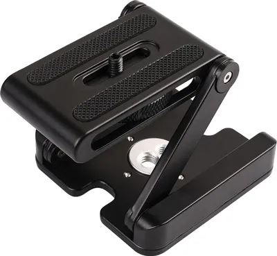 Zdjęcie produktu dla Głowica statywowa Aluminium Z Flex Tilt o nośności 2 kg, z uniwersalnym śrubą 1/4–3/8 i poziomnicą bąbelkową do montażu lustrzanki cyfrowej