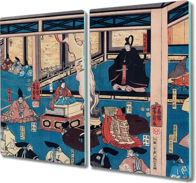 Produktbild von Coloray Hackbrett Küchenbrett Kochplattenabdeckung Schneidebrett Herdabdeckplatte 2x30x52 cm - asiatische traditionelle