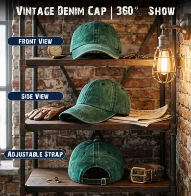 Immagine prodotto di Cappello da baseball unisex, 100% cotone, con visiera regolabile, ideale per lo sport e i viaggi
