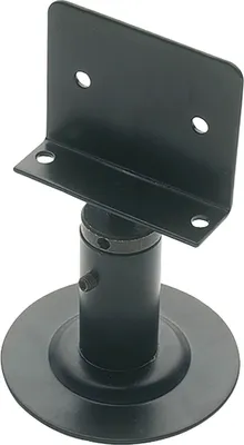 Produktbild von Trennwandstütze Winkelauflage, Bodenabstand 60-80 mm, schwarz