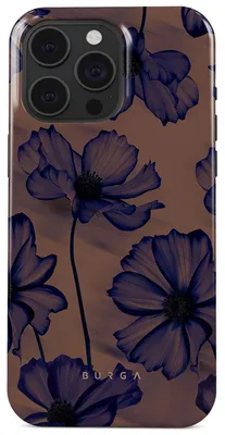 Zdjęcie produktu dla BURGA Velvet Night, Pokrowiec, Apple, iPhone 15 Pro Max, 17 cm (6.69"), Czarny, Niebieski, Brązowy