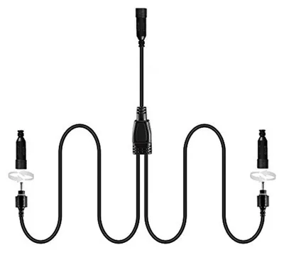 Y-Verlängerungskabel 2,3 m IP65 wasserdicht für Gartenlampen