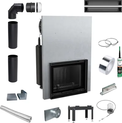 Immagine prodotto di KRATKI MAJA 8kW Ø200 inserto camino a ghigliottina a legna EKOPROJEKT accessori